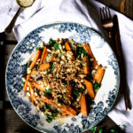 Salade quinoa carottes oignons frits